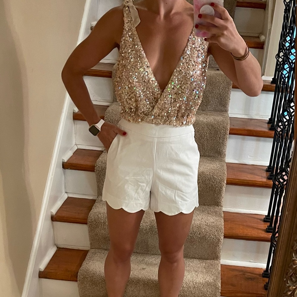 Free People Big Night Sequin Top